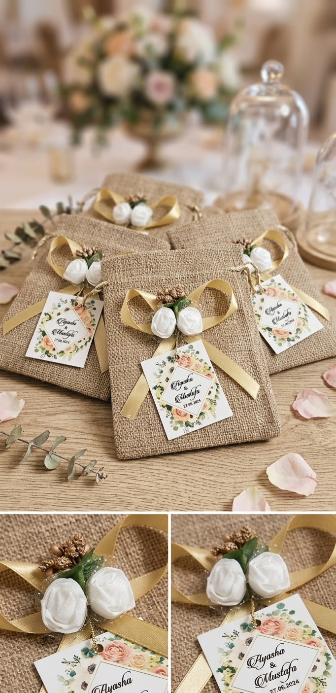 Potli / jute favour Pouch