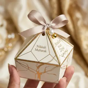 Tiagle Shape of Square Bid Box